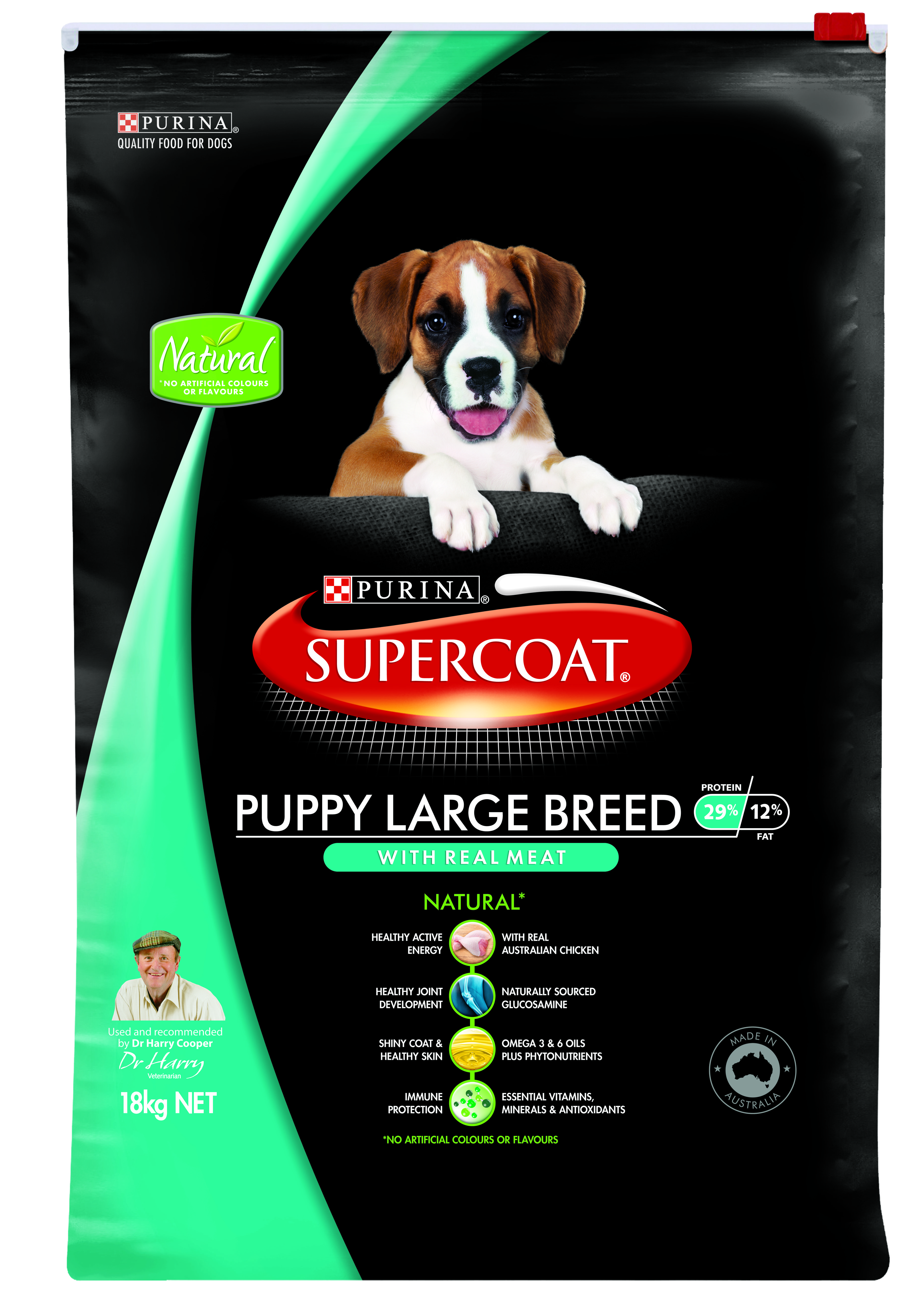 supercoat large breed dog food