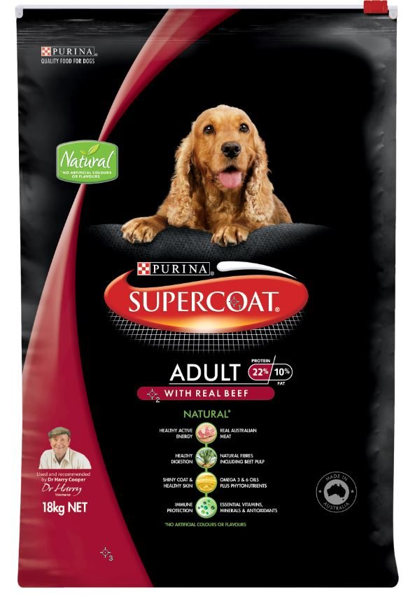 supercoat adult dog food